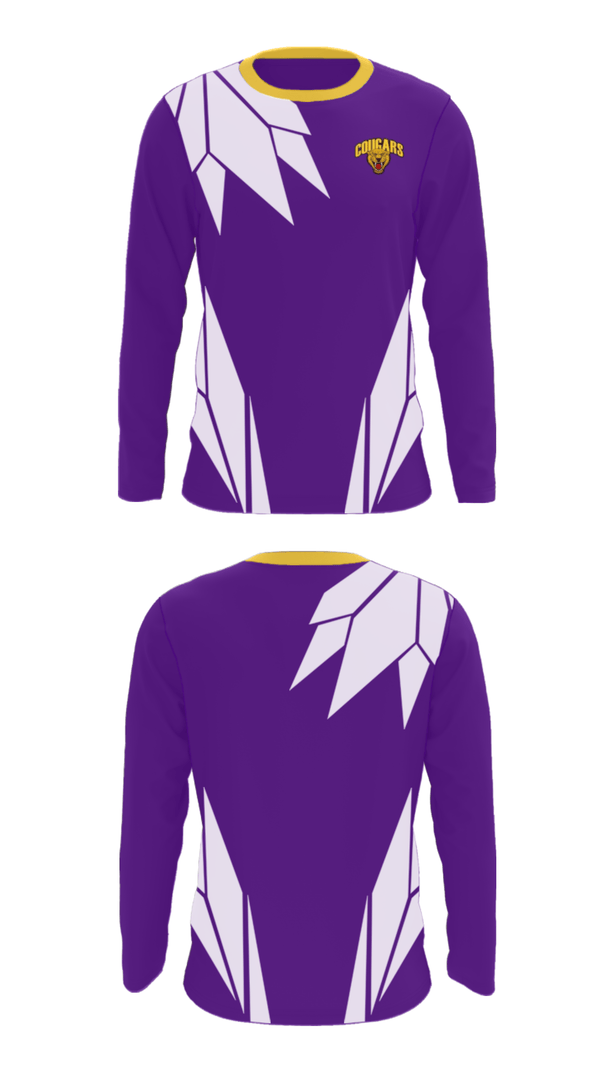 Long Sleeve Performance Shirt, Rosa Parks Middle School, Spirit Store, Teamtime, Team time, sublimation, custom sports apparel, team uniforms, spirit wear, spiritwear, sports uniforms, custom shirts, team store, custom team store, fundraiser sports, apparel fundraiser