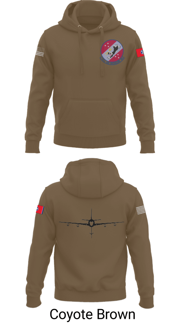 Hoodie, 151st Air Refueling Squadron, Air Force, Teamtime, Team time, sublimation, custom sports apparel, team uniforms, spirit wear, spiritwear, sports uniforms, custom shirts, team store, custom team store, fundraiser sports, apparel fundraiser