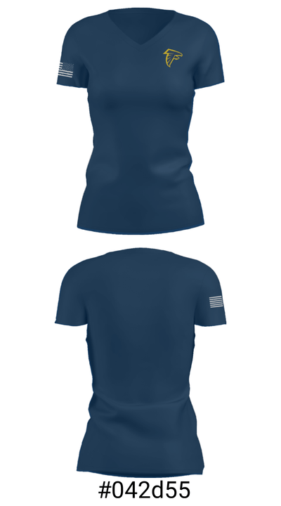 Palmer Trinity School Basketball 30353727 Women's Short Sleeve V-neck Shirt - 21