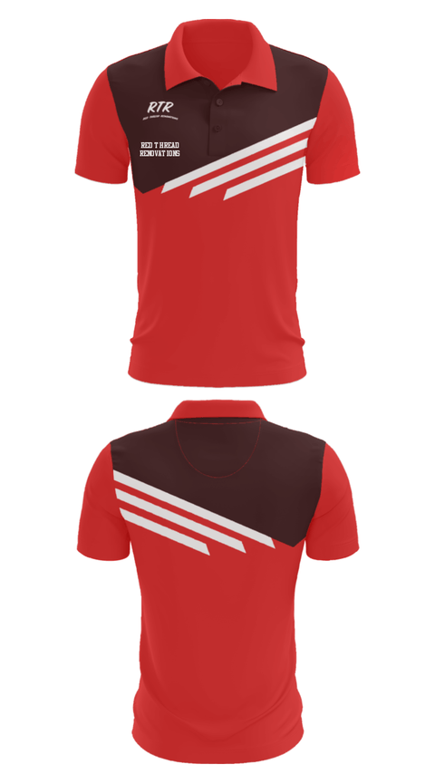 Short Sleeve Performance Polo, Red Thread Renovations, , Teamtime, Team time, sublimation, custom sports apparel, team uniforms, spirit wear, spiritwear, sports uniforms, custom shirts, team store, custom team store, fundraiser sports, apparel fundraiser