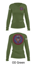 1-244th AASF 18412606 Women's Long Sleeve V-neck Shirt - 31