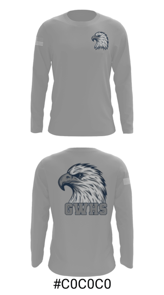 Long Sleeve Performance Shirt, George Washington High School Basketball, Men's Basketball, Teamtime, Team time, sublimation, custom sports apparel, team uniforms, spirit wear, spiritwear, sports uniforms, custom shirts, team store, custom team store, fundraiser sports, apparel fundraiser