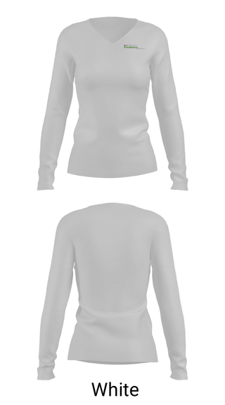Women's Long Sleeve Vneck Shirt, Preakness Early Childhood Center, Spirit Store, Teamtime, Team time, sublimation, custom sports apparel, team uniforms, spirit wear, spiritwear, sports uniforms, custom shirts, team store, custom team store, fundraiser sports, apparel fundraiser