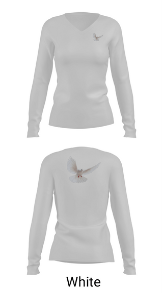 Women's Long Sleeve Vneck Shirt, EL SHAMAH CAREEL SHAMAH CARE, , Teamtime, Team time, sublimation, custom sports apparel, team uniforms, spirit wear, spiritwear, sports uniforms, custom shirts, team store, custom team store, fundraiser sports, apparel fundraiser