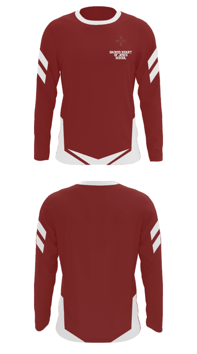Sacred Heart of Jesus School 96298951 Long Sleeve Performance Shirt - 33