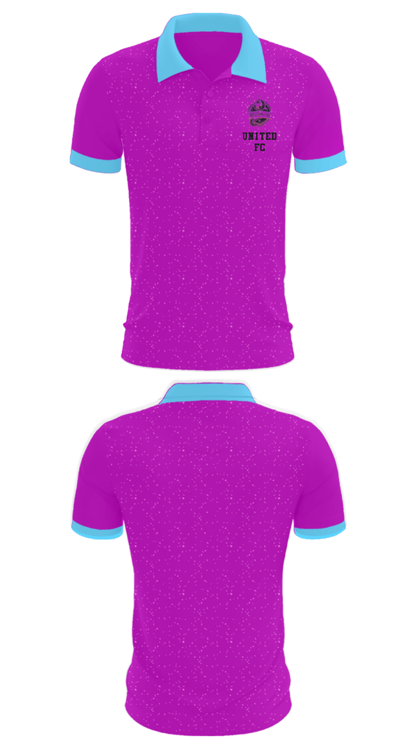 Short Sleeve Performance Polo, United FC, Men's Soccer, Teamtime, Team time, sublimation, custom sports apparel, team uniforms, spirit wear, spiritwear, sports uniforms, custom shirts, team store, custom team store, fundraiser sports, apparel fundraiser