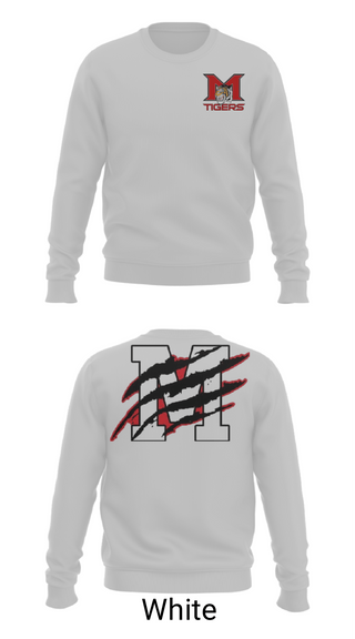 Crew Neck Sweatshirt, Mansfield High School Basketball, Men's Basketball, Teamtime, Team time, sublimation, custom sports apparel, team uniforms, spirit wear, spiritwear, sports uniforms, custom shirts, team store, custom team store, fundraiser sports, apparel fundraiser