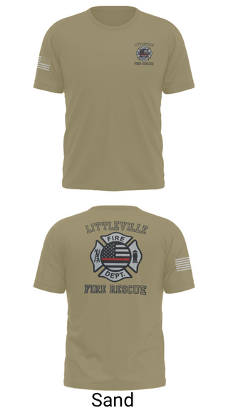 Short Sleeve Performance Shirt, Littleville Fire & Rescue, Fire Department, Teamtime, Team time, sublimation, custom sports apparel, team uniforms, spirit wear, spiritwear, sports uniforms, custom shirts, team store, custom team store, fundraiser sports, apparel fundraiser