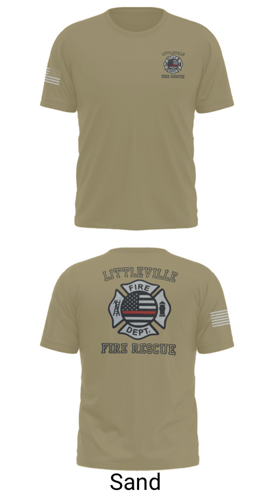 Littleville Fire & Rescue 55821755 Short Sleeve Performance Shirt - 46