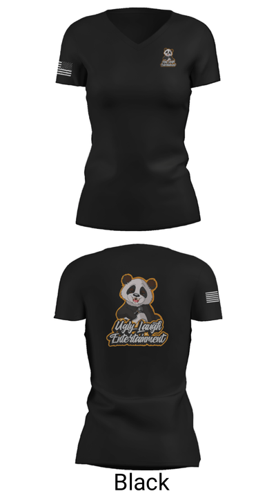 Ugly Laugh Entertainment 76324039 Women's Short Sleeve V-neck Shirt - 14