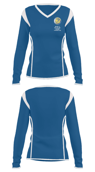 Women's Long Sleeve Vneck Shirt, Liberty Christian School Basketball, Men's Basketball, Teamtime, Team time, sublimation, custom sports apparel, team uniforms, spirit wear, spiritwear, sports uniforms, custom shirts, team store, custom team store, fundraiser sports, apparel fundraiser