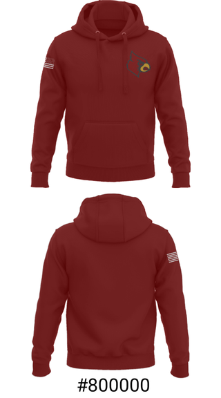 Hoodie, Winlock High School Cardinals Wrestling, Wrestling, Teamtime, Team time, sublimation, custom sports apparel, team uniforms, spirit wear, spiritwear, sports uniforms, custom shirts, team store, custom team store, fundraiser sports, apparel fundraiser