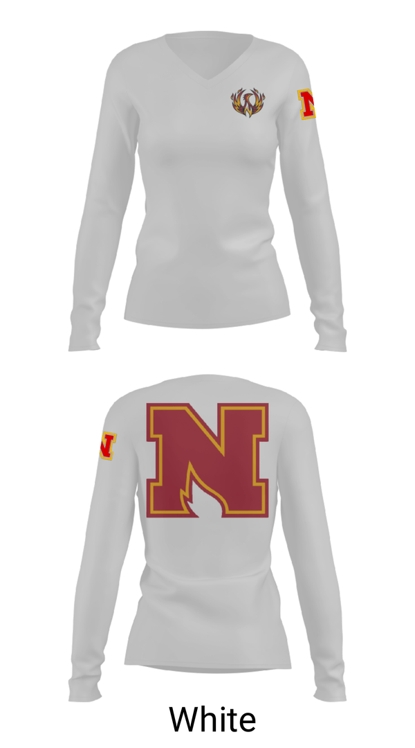 Women's Long Sleeve Vneck Shirt, Northgate Senior High School Basketball, Men's Basketball, Teamtime, Team time, sublimation, custom sports apparel, team uniforms, spirit wear, spiritwear, sports uniforms, custom shirts, team store, custom team store, fundraiser sports, apparel fundraiser