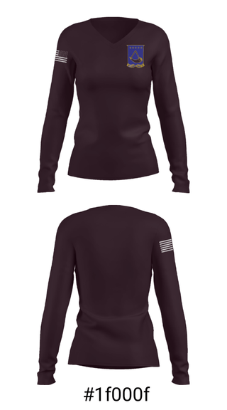 Women's Long Sleeve Vneck Shirt, , National Guard, Teamtime, Team time, sublimation, custom sports apparel, team uniforms, spirit wear, spiritwear, sports uniforms, custom shirts, team store, custom team store, fundraiser sports, apparel fundraiser