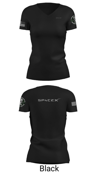 Women's Short Sleeve Vneck Shirt, X FORCÉ ZX CJNG ELITE, Space Force, Teamtime, Team time, sublimation, custom sports apparel, team uniforms, spirit wear, spiritwear, sports uniforms, custom shirts, team store, custom team store, fundraiser sports, apparel fundraiser