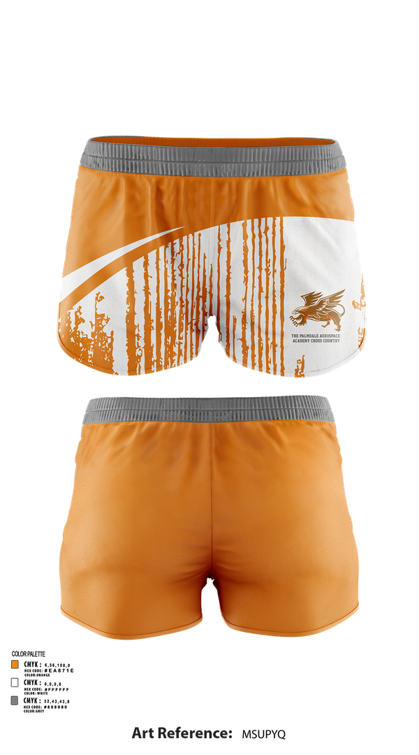 Womens Shorts, The Palmdale Aerospace Academy Cross Country, Cross Country, Teamtime, Team time, sublimation, custom sports apparel, team uniforms, spirit wear, spiritwear, sports uniforms, custom shirts, team store, custom team store, fundraiser sports, apparel fundraiser