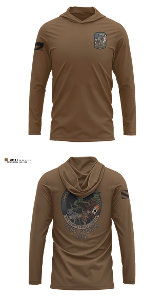 Long Sleeve Hooded Sun Shirt, 8th SFS, Air Force, Teamtime, Team time, sublimation, custom sports apparel, team uniforms, spirit wear, spiritwear, sports uniforms, custom shirts, team store, custom team store, fundraiser sports, apparel fundraiser