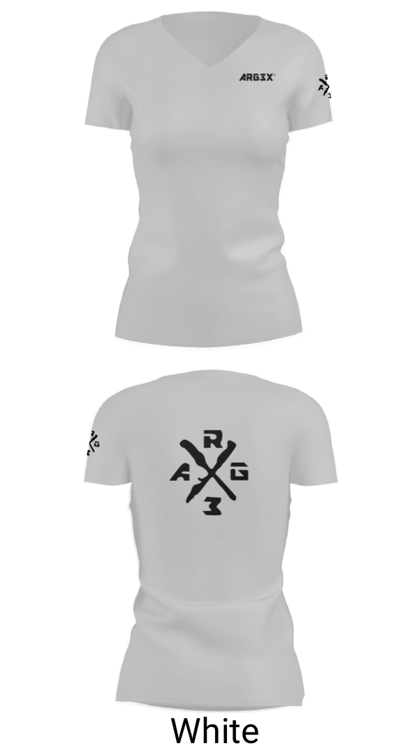 Women's Short Sleeve Vneck Shirt, ARG3X®️, , Teamtime, Team time, sublimation, custom sports apparel, team uniforms, spirit wear, spiritwear, sports uniforms, custom shirts, team store, custom team store, fundraiser sports, apparel fundraiser