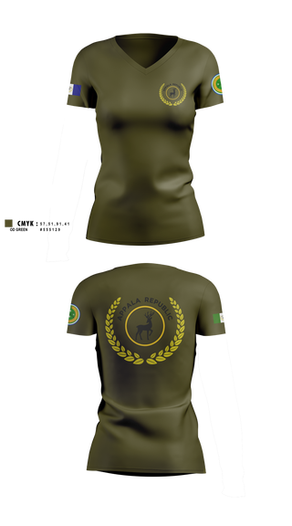 Womens Short Sleeve Vneck Shirt, Appala Republic, Army, Teamtime, Team time, sublimation, custom sports apparel, team uniforms, spirit wear, spiritwear, sports uniforms, custom shirts, team store, custom team store, fundraiser sports, apparel fundraiser