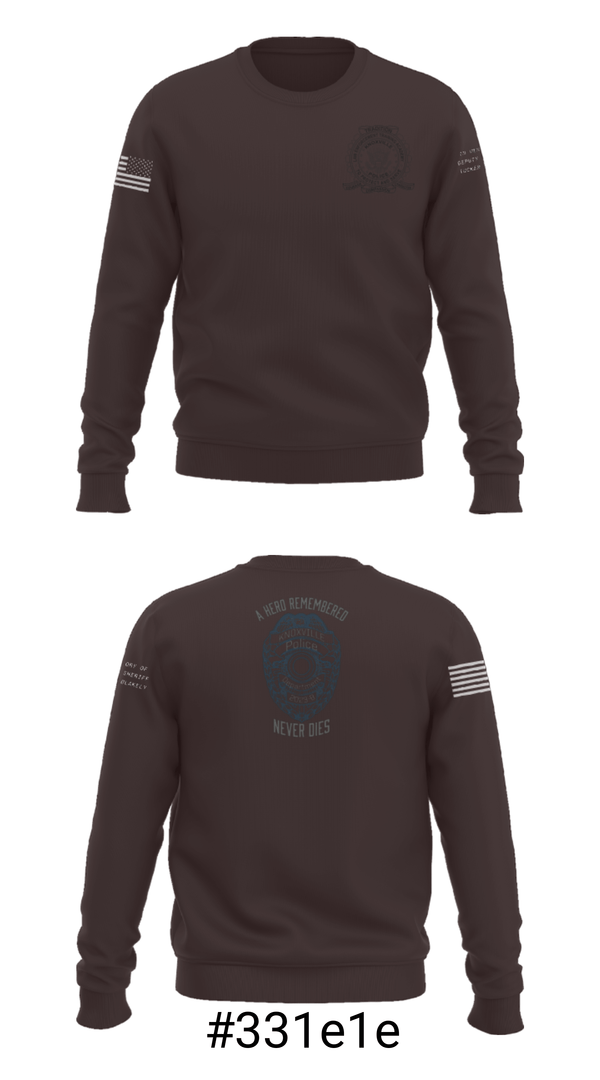 Crew Neck Sweatshirt, 2023-B BRC, Police, Teamtime, Team time, sublimation, custom sports apparel, team uniforms, spirit wear, spiritwear, sports uniforms, custom shirts, team store, custom team store, fundraiser sports, apparel fundraiser