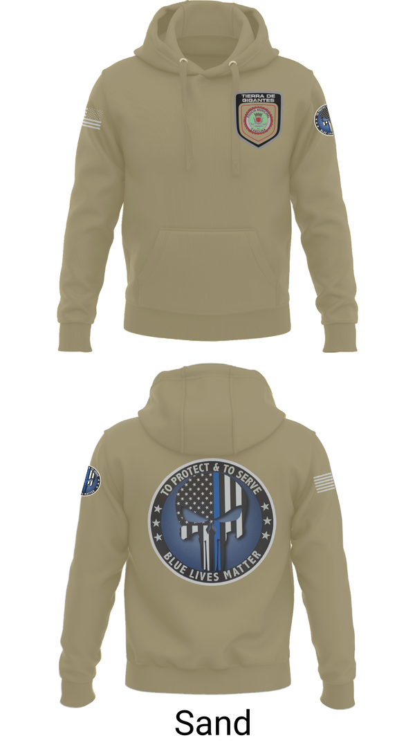 Hoodie, Policía Municipal de Carolina, , Teamtime, Team time, sublimation, custom sports apparel, team uniforms, spirit wear, spiritwear, sports uniforms, custom shirts, team store, custom team store, fundraiser sports, apparel fundraiser