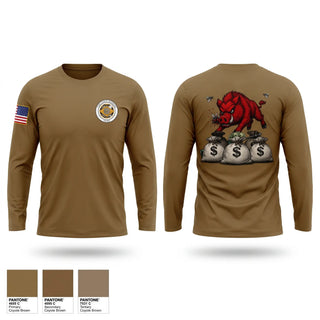 Long Sleeve Performance Shirt, 93rd Finance Battalion, National Guard, Teamtime, Team time, sublimation, custom sports apparel, team uniforms, spirit wear, spiritwear, sports uniforms, custom shirts, team store, custom team store, fundraiser sports, apparel fundraiser