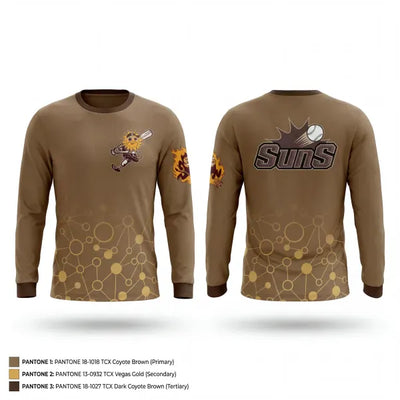 Del oro sun devils 31355760 Long Sleeve Performance Shirt 1