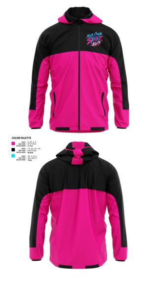 Windbreaker, North Florida Spark, Softball, Teamtime, Team time, sublimation, custom sports apparel, team uniforms, spirit wear, spiritwear, sports uniforms, custom shirts, team store, custom team store, fundraiser sports, apparel fundraiser