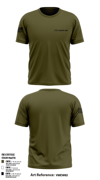 Short Sleeve Performance Shirt, 7th COMM BN, , Teamtime, Team time, sublimation, custom sports apparel, team uniforms, spirit wear, spiritwear, sports uniforms, custom shirts, team store, custom team store, fundraiser sports, apparel fundraiser