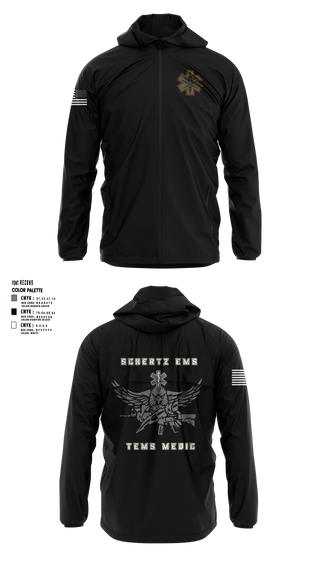 Windbreaker, Schertz SWAT, Fire Department, Teamtime, Team time, sublimation, custom sports apparel, team uniforms, spirit wear, spiritwear, sports uniforms, custom shirts, team store, custom team store, fundraiser sports, apparel fundraiser