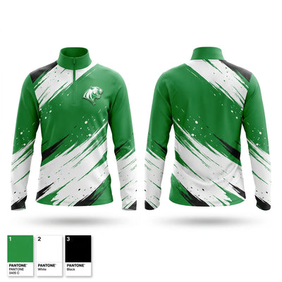 Calhoun Cougars 1 Quarter Zip Jacket - 1