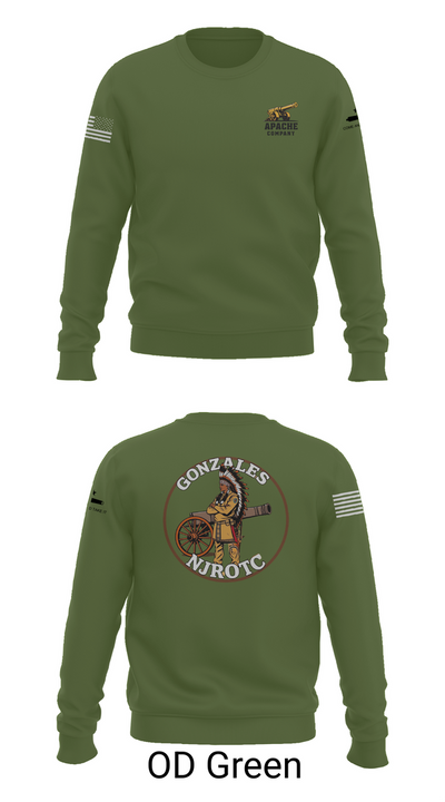 NJROTC Apache Company 29120146 Crew Neck Sweatshirt - 43