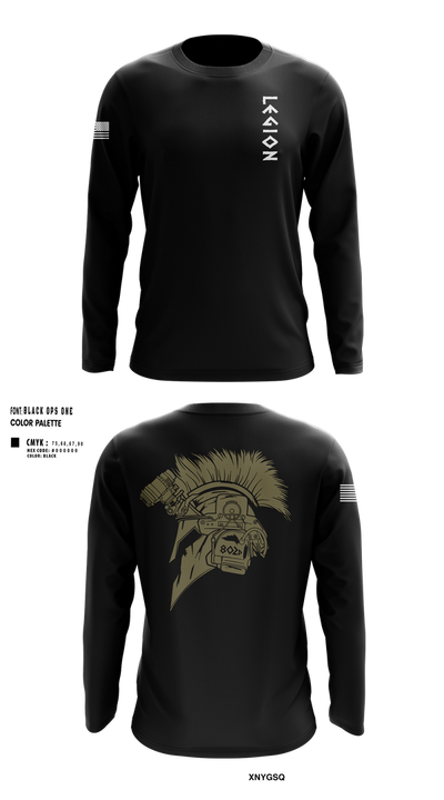 802D Security Forces Squadron 12990012 Long Sleeve Performance Shirt 100