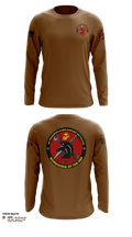 2d Transportation Support Battalion Long Sleeve Performance Shirt - 1