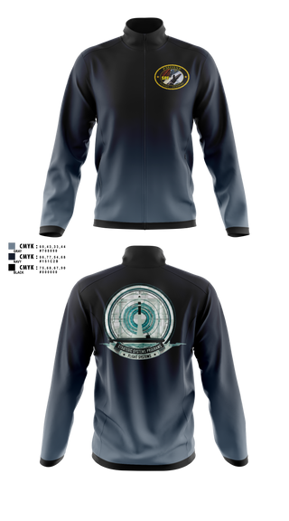 Fleece Jacket, PMO SSP Flight Systems, Navy, Teamtime, Team time, sublimation, custom sports apparel, team uniforms, spirit wear, spiritwear, sports uniforms, custom shirts, team store, custom team store, fundraiser sports, apparel fundraiser