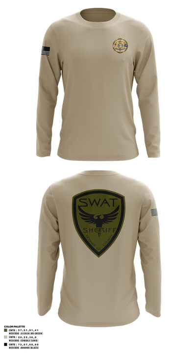 SWAT 37842893 Long Sleeve Performance Shirt 2