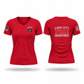 Lake City Fire Department Women's Short Sleeve V-neck Shirt - 1