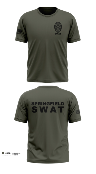 Old School Cotton Feel Shirt, Springfield Ohio SWAT, Police, Teamtime, Team time, sublimation, custom sports apparel, team uniforms, spirit wear, spiritwear, sports uniforms, custom shirts, team store, custom team store, fundraiser sports, apparel fundraiser