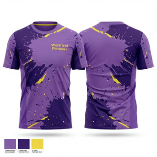 Short Sleeve Performance Shirt, Westfield Pioneers, Bowling, Teamtime, Team time, sublimation, custom sports apparel, team uniforms, spirit wear, spiritwear, sports uniforms, custom shirts, team store, custom team store, fundraiser sports, apparel fundraiser
