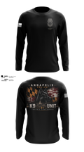 Annapolis Police K9 Unit 81380141 Long Sleeve Performance Shirt - 101