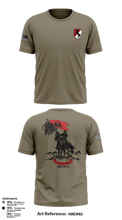58th CEC-A Short Sleeve Performance Shirt - 16