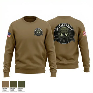 Crew Neck Sweatshirt, Army promotions, Army, Teamtime, Team time, sublimation, custom sports apparel, team uniforms, spirit wear, spiritwear, sports uniforms, custom shirts, team store, custom team store, fundraiser sports, apparel fundraiser