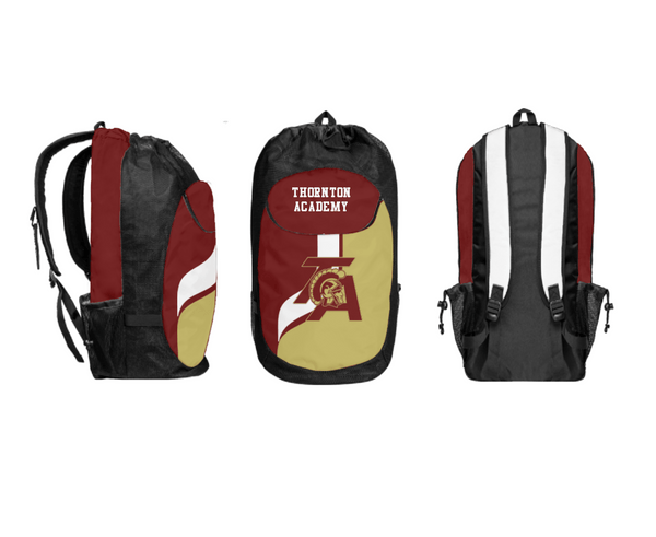 Gear Bag, Thornton Academy, Spirit Store, Teamtime, Team time, sublimation, custom sports apparel, team uniforms, spirit wear, spiritwear, sports uniforms, custom shirts, team store, custom team store, fundraiser sports, apparel fundraiser