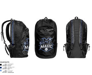 Gear Bag, Michiana Magic, Baseball, Teamtime, Team time, sublimation, custom sports apparel, team uniforms, spirit wear, spiritwear, sports uniforms, custom shirts, team store, custom team store, fundraiser sports, apparel fundraiser