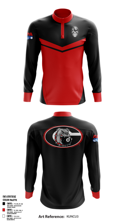 Georgia’s Bulldogs 59919230 Quarter Zip Jacket - 1