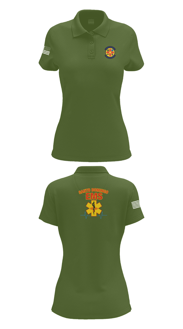 Womens Short Sleeve Performance Polo, SDEMS, , Teamtime, Team time, sublimation, custom sports apparel, team uniforms, spirit wear, spiritwear, sports uniforms, custom shirts, team store, custom team store, fundraiser sports, apparel fundraiser