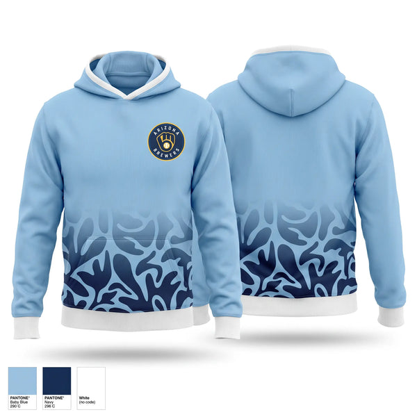 Hoodie, Arizona Brewers, Baseball, Teamtime, Team time, sublimation, custom sports apparel, team uniforms, spirit wear, spiritwear, sports uniforms, custom shirts, team store, custom team store, fundraiser sports, apparel fundraiser