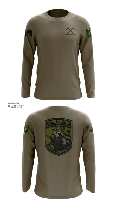 486th Civil Affairs Battalion Long Sleeve Performance Shirt 23