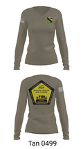 1st Cav 3CR 22311703 Women's Long Sleeve V-neck Shirt - 77