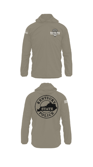 Windbreaker, Kentucky State Police Post 9 D Unit, Police, Teamtime, Team time, sublimation, custom sports apparel, team uniforms, spirit wear, spiritwear, sports uniforms, custom shirts, team store, custom team store, fundraiser sports, apparel fundraiser